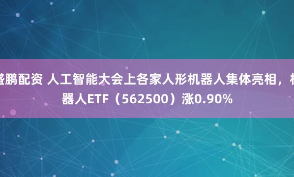 盛鹏配资 人工智能大会上各家人形机器人集体亮相，机器人ETF（562500）涨0.90%